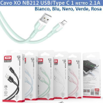 Cavo XO NB212 USB/Type C 1 mt. 2,1A Verde - 00430297