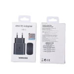Caricabatterie Fast Charge ORIGINALE per Samsung 45W Type-C EP-TA845 NERO BLACK