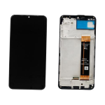 TOUCH SCREEN SCHERMO PER SAMSUNG GALAXY A03 A035G (NON EU VERSION) NERO VETRO LCD DISPLAY CON FRAME