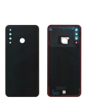 BACK COVER + CAMERA FRAME PER HUAWEI P30 LITE MAR-LX1M LX2J NERO SCOCCA POSTERIORE (VERS. 24MP)