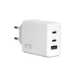 CARICATORE ADATTATORE UNIVERSALE VULTECH CC-367PDCUGWH 2 PORTE USB TYPE-C + 1 PORTA USB PD67 QC 3.0 GAN 67W PPS