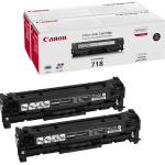 CANON TONER 718BK Multipack Black Standard Capacity 2x3400 pagine 2X Pack - 2662B005