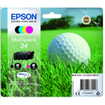 EPSON 34 DURABrite Multipack Ultra Ink Cartridge BK-C-M-Y - C13T34664010