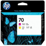 HP 70 original printhead magenta and yellow standard capacity 1-pack - C9406A