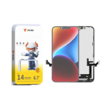 DISPLAY LCD IMISU INCELL PER APPLE IPHONE 14 PRO MAX TOUCH SCREEN VETRO SCHERMO FRAME NERO (IC Intercambiabile)