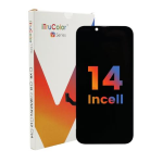 DISPLAY LCD iTruColor INCELL PER APPLE IPHONE 14 TOUCH SCREEN VETRO SCHERMO FRAME NERO (V SERIES FLY IC Intercambiabile)