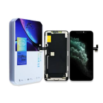 DISPLAY LCD JK FHD INCELL COF PER APPLE IPHONE 11 PRO MAX TOUCH SCREEN VETRO SCHERMO FRAME NERO (IC Intercambiabile)