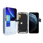 DISPLAY LCD JK FHD INCELL COF PER APPLE IPHONE 11 PRO TOUCH SCREEN VETRO SCHERMO FRAME NERO (IC Intercambiabile)