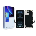 DISPLAY LCD JK FHD INCELL COF PER APPLE IPHONE 12 / 12 PRO TOUCH SCREEN VETRO SCHERMO FRAME NERO (IC Intercambiabile)