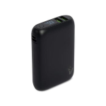 POWERBANK VPB-WP10BK CON SCHERMO LCD 10000 MAH USB E TYPE C QUICKCHARGE 3.0 NERO