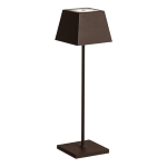 LAMPADA DA TAVOLO LED CON BATTERIA RICARICABILE SIESTA 2700K CORTEN