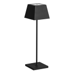 LAMPADA DA TAVOLO LED CON BATTERIA RICARICABILE SIESTA 2700K NERA