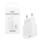 SAMSUNG CARICATORE CARICABATTERIA 25W EP-T2510NWE FC USB-C WHITE