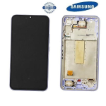 TOUCH SCREEN SCHERMO ORIGINALE SERVICE PACK PER SAMSUNG GALAXY A34 A346B VIOLA CON FRAME VETRO LCD DISPLAY GH82-31200D GH82-31201D