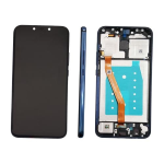 TOUCH SCREEN SCHERMO PER HUAWEI MATE 20 LITE VETRO LCD DISPLAY CON FRAME BLU