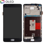 TOUCH SCREEN SCHERMO OLED PER ONEPLUS 3 A3000 A3003 / 3T A3010 NERO VETRO LCD DISPLAY