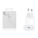 CARICABATTERIE CARICATORE SPINA ORIGINALE APPLE PER IPHONE 11 / 12 / 13 / 14 / 15 / MINI / PRO / MAX / PLUS MHJE3ZM/A 20W USB-C MODEL A2347 BLISTER RETAIL