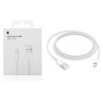 CAVO DATI LIGHTNING RICARICA USB 1 METRO BIANCO PER APPLE IPHONE 6 / 6S / 7 / 8 / X / XS / XR / 11 / 12 / 13 / 14 / PRO / MAX / MINI / PLUS