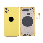 SCOCCA COMPLETA CON TELAIO POSTERIORE BACK COVER COPRIBATTERIA PER APPLE IPHONE 11 GIALLO YELLOW