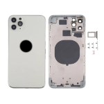 SCOCCA COMPLETA CON TELAIO POSTERIORE BACK COVER COPRIBATTERIA PER APPLE IPHONE 11 PRO MAX BIANCO WHITE