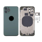 SCOCCA COMPLETA CON TELAIO POSTERIORE BACK COVER COPRIBATTERIA PER APPLE IPHONE 11 PRO MAX VERDE GREEN