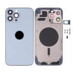 SCOCCA COMPLETA CON TELAIO POSTERIORE BACK COVER COPRIBATTERIA PER APPLE IPHONE 13 PRO MAX BLU