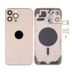 SCOCCA COMPLETA CON TELAIO POSTERIORE BACK COVER COPRIBATTERIA PER APPLE IPHONE 13 PRO MAX ORO GOLD