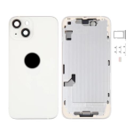 SCOCCA COMPLETA CON TELAIO POSTERIORE BACK COVER COPRIBATTERIA PER APPLE IPHONE 14 PLUS BIANCO WHITE