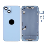 SCOCCA COMPLETA CON TELAIO POSTERIORE BACK COVER COPRIBATTERIA PER APPLE IPHONE 14 PLUS BLU