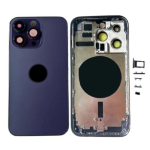 SCOCCA COMPLETA CON TELAIO POSTERIORE BACK COVER COPRIBATTERIA PER APPLE IPHONE 14 PRO PURPLE VIOLA