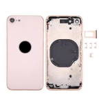 SCOCCA COMPLETA CON TELAIO POSTERIORE BACK COVER COPRIBATTERIA PER APPLE IPHONE 8 ORO GOLD