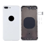 SCOCCA COMPLETA CON TELAIO POSTERIORE BACK COVER COPRIBATTERIA PER APPLE IPHONE 8 PLUS BIANCO WHITE