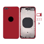 SCOCCA COMPLETA CON TELAIO POSTERIORE BACK COVER COPRIBATTERIA PER APPLE IPHONE 8 PLUS ROSSO RED