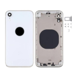 SCOCCA COMPLETA CON TELAIO POSTERIORE BACK COVER COPRIBATTERIA PER APPLE IPHONE XR BIANCO WHITE