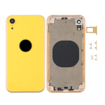 SCOCCA COMPLETA CON TELAIO POSTERIORE BACK COVER COPRIBATTERIA PER APPLE IPHONE XR GIALLO YELLOW