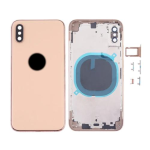 SCOCCA COMPLETA CON TELAIO POSTERIORE BACK COVER COPRIBATTERIA PER APPLE IPHONE XS MAX ORO GOLD