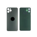 BACK COVER + ADESIVO FORO LARGO APPLE IPHONE 11 PRO SCOCCA COPRIBATTERIA POSTERIORE GREEN VERDE