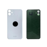 BACK COVER + ADESIVO FORO LARGO APPLE IPHONE 11 SCOCCA COPRIBATTERIA POSTERIORE WHITE BIANCO