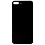 BACK COVER + ADESIVO FORO LARGO APPLE IPHONE 8 PLUS SCOCCA COPRIBATTERIA POSTERIORE BLACK NERO
