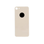 BACK COVER + ADESIVO FORO LARGO APPLE IPHONE 8 SCOCCA COPRIBATTERIA POSTERIORE ORO GOLD