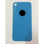 BACK COVER + ADESIVO FORO LARGO APPLE IPHONE XR SCOCCA COPRIBATTERIA POSTERIORE BLUE BLU