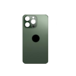 BACK COVER + ADESIVO FORO LARGO PER APPLE IPHONE 13 PRO MAX SCOCCA COPRIBATTERIA POSTERIORE GREEN VERDE ALPINO