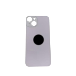 BACK COVER + ADESIVO FORO LARGO PER APPLE IPHONE 14 SCOCCA COPRIBATTERIA POSTERIORE PURPLE LILLA