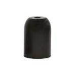 BICCHIERINO CROMATO IN METALLO Ø 45MM H 70MM CON PORTALAMPADA E27 IN BACHELITE E ACCESSORI INCLUSI - COLORE NERO