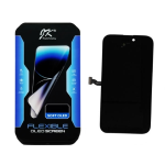 DISPLAY LCD JK SOFT OLED PER APPLE IPHONE 14 PRO MAX TOUCH SCREEN VETRO SCHERMO FRAME NERO (IC Intercambiabile)