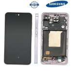 TOUCH SCREEN SCHERMO ORIGINALE SERVICE PACK PER SAMSUNG GALAXY A55 5G A556B VETRO LCD DISPLAY VIOLA LAVENDER / LILAC GH82-34305C