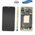 TOUCH SCREEN SCHERMO ORIGINALE SERVICE PACK PER SAMSUNG GALAXY A55 5G A556B VETRO LCD DISPLAY GIALLO YELLOW / LEMON GH82-34305D
