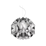 LAMPADA A SOSPENSIONE SLAMP FLORA MEDIUM - SUSPENSION LAMP SILVER