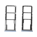 CARRELLO PORTA LETTORE SIM + MICRO SD CARD READER PER XIAOMI REDMI 10A BLU