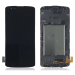 TOUCH SCREEN SCHERMO PER LG K8 K350 K373 VETRO LCD DISPLAY CON FRAME NERO